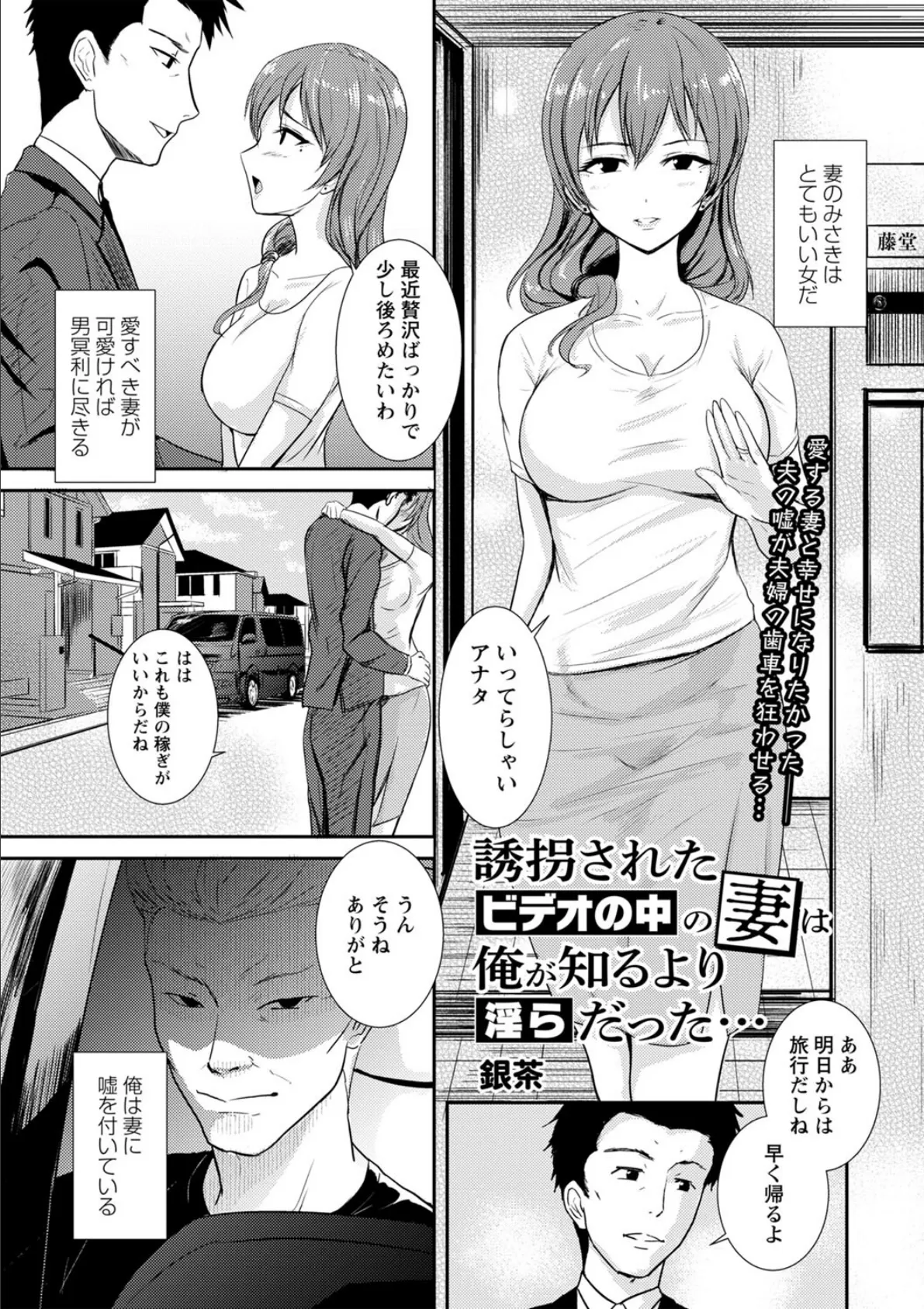 誘拐されたビデオの中の妻は俺が知るより淫らだった… 1ページ