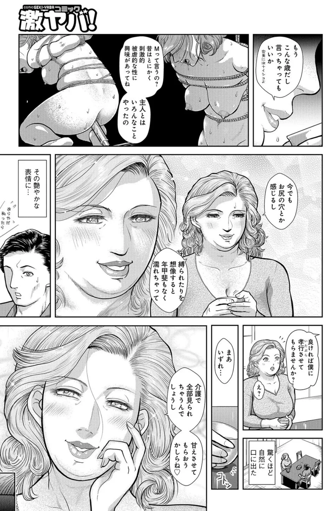 妻の母を…淫熟の義母肛姦 3ページ