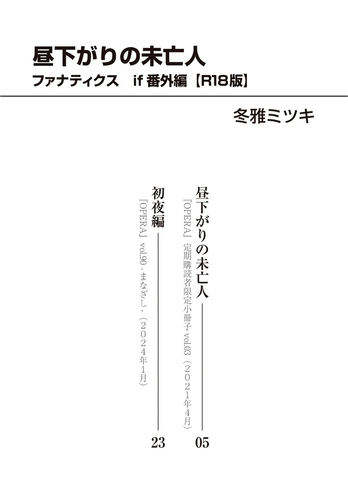 昼下がりの未亡人 ファナティクスif番外編【R18版】 4ページ