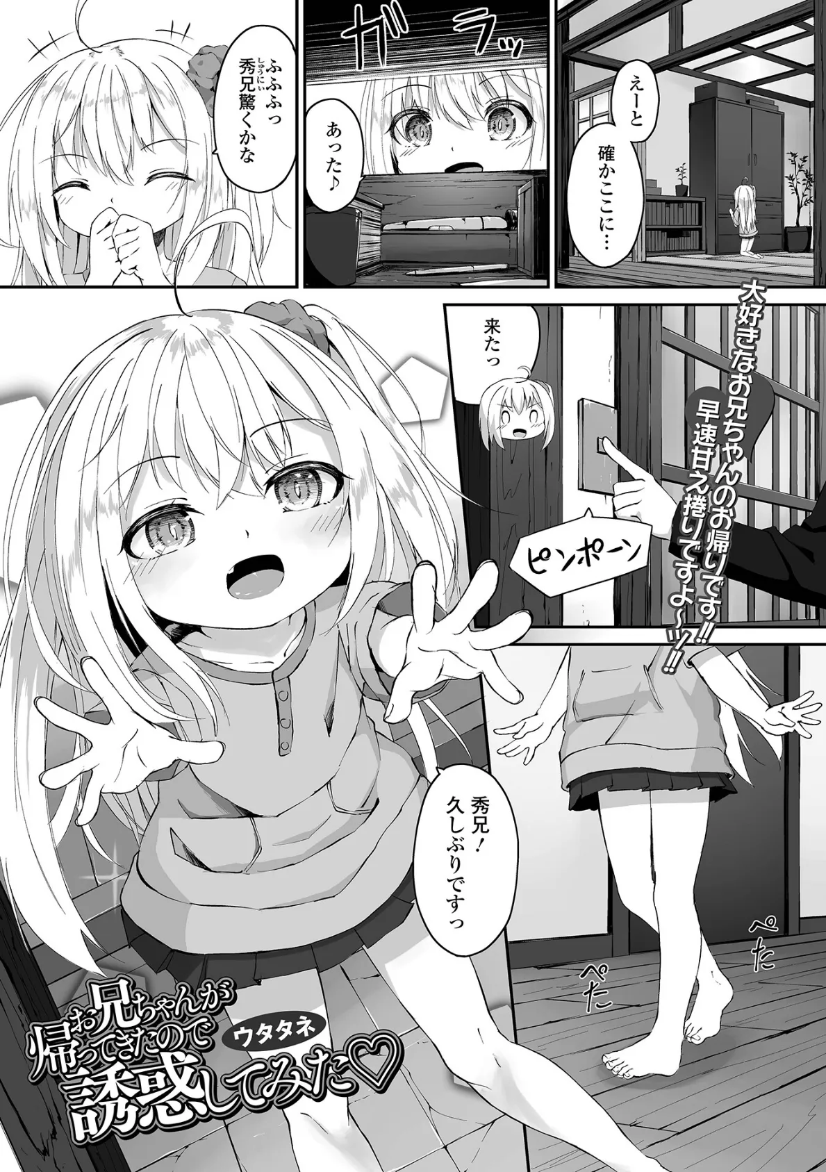 お兄ちゃんが帰ってきたので誘惑してみた