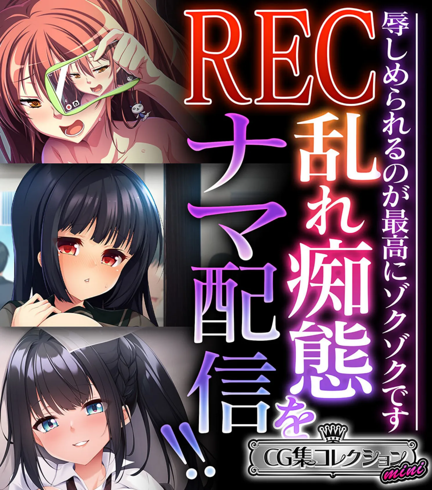 REC 乱れ痴態をナマ配信！！ 〜辱しめられるのが最高にゾクゾクです〜【CG集コレクション ミニ】