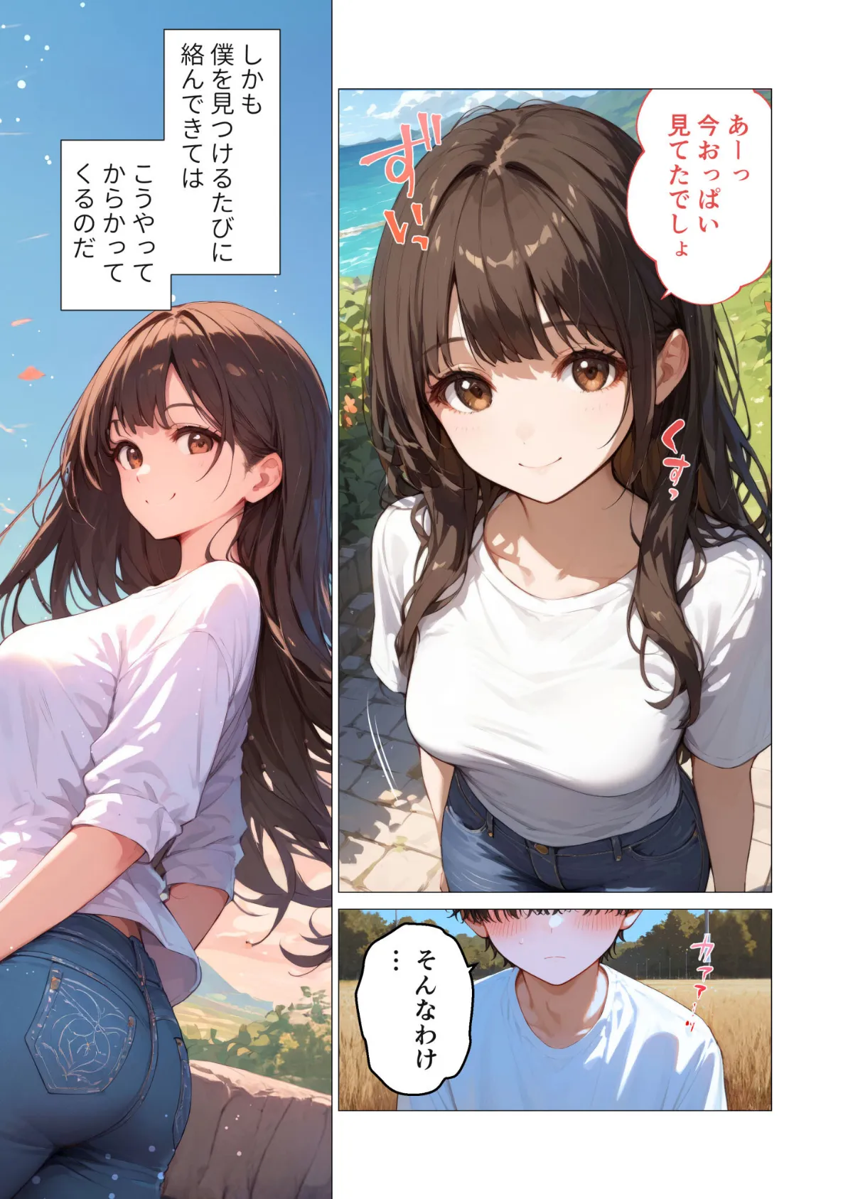 夏祭りの日、好きだったお姉さんが知らないおじさんに生ハメされまくる話 モザイク版 9ページ