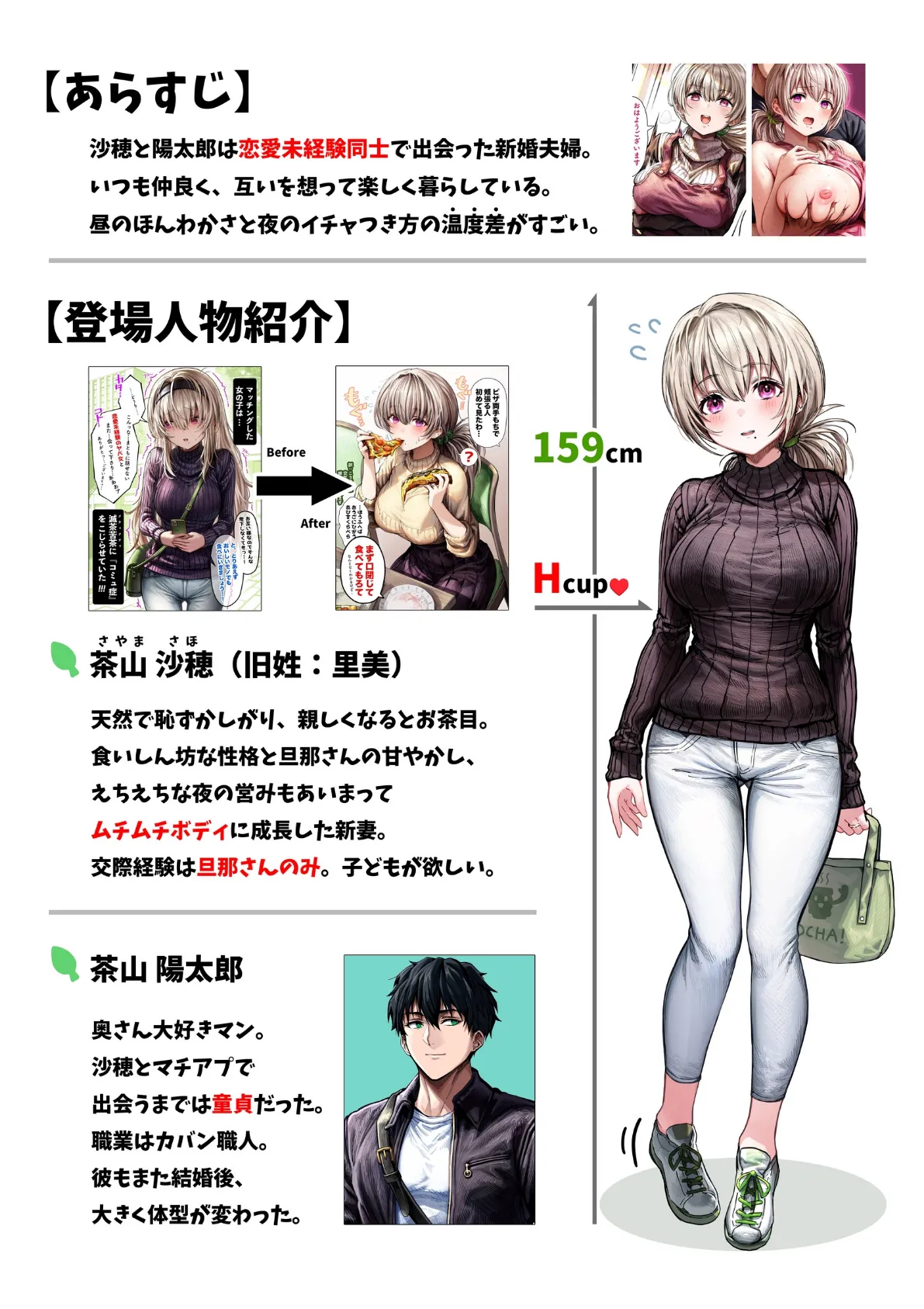 夫婦ノ夜【白抜き修正版】乳・夫婦ノ夜 〜お茶目な奥さんの甘々爆乳ご奉仕〜 3ページ