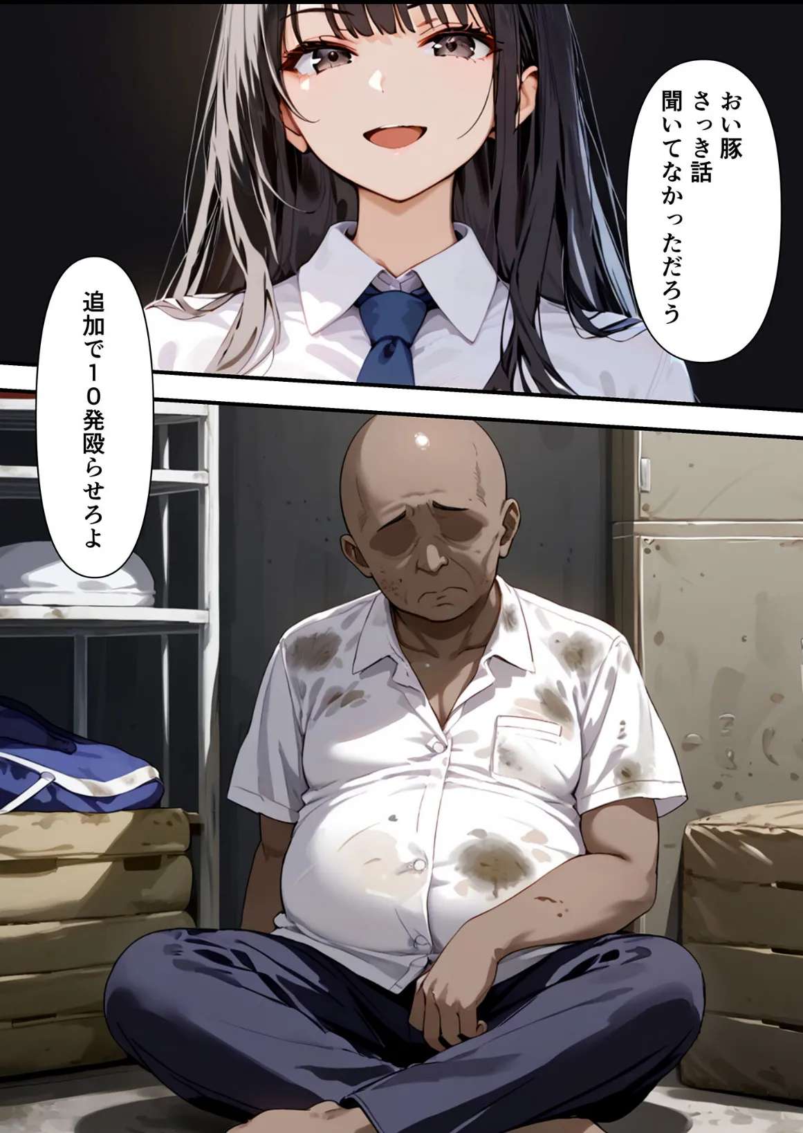 ●●アプリでいじめっ子を肉●●にする話 モザイク版 5ページ