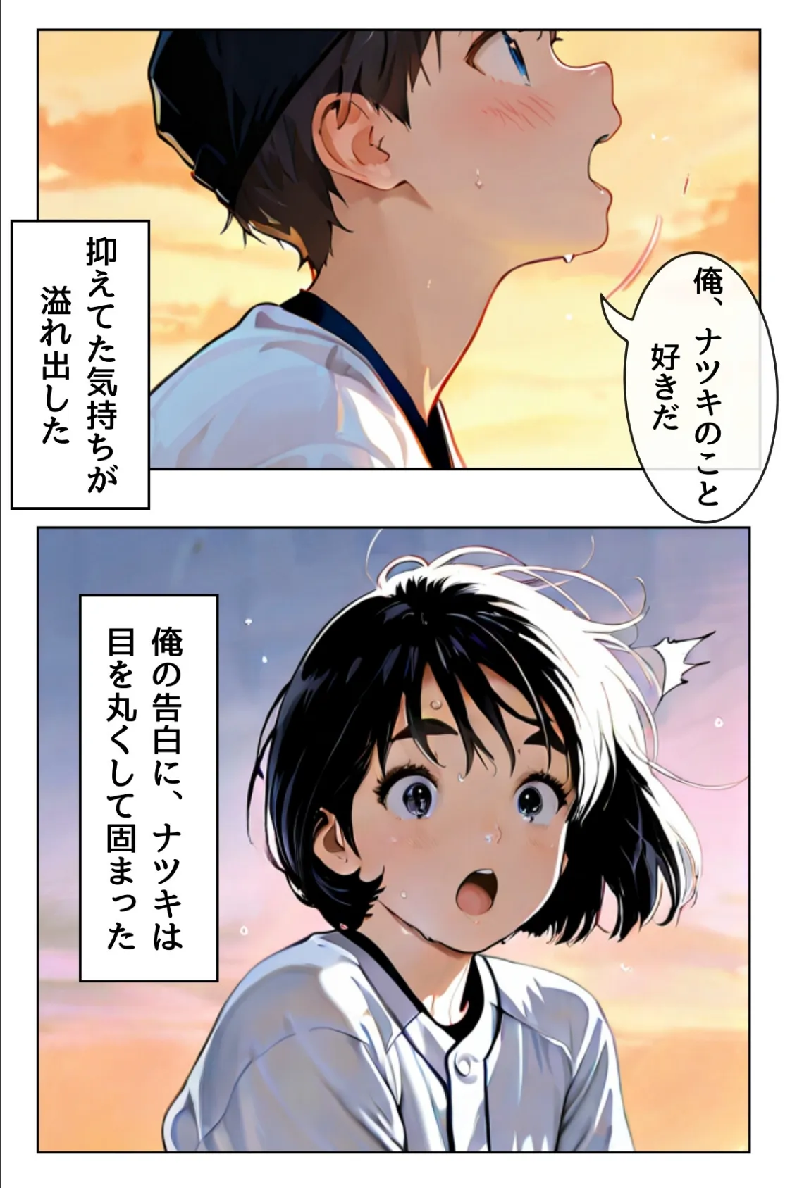 ユニフォームを脱いだ彼女は淫らに笑う（フルカラー） 12ページ