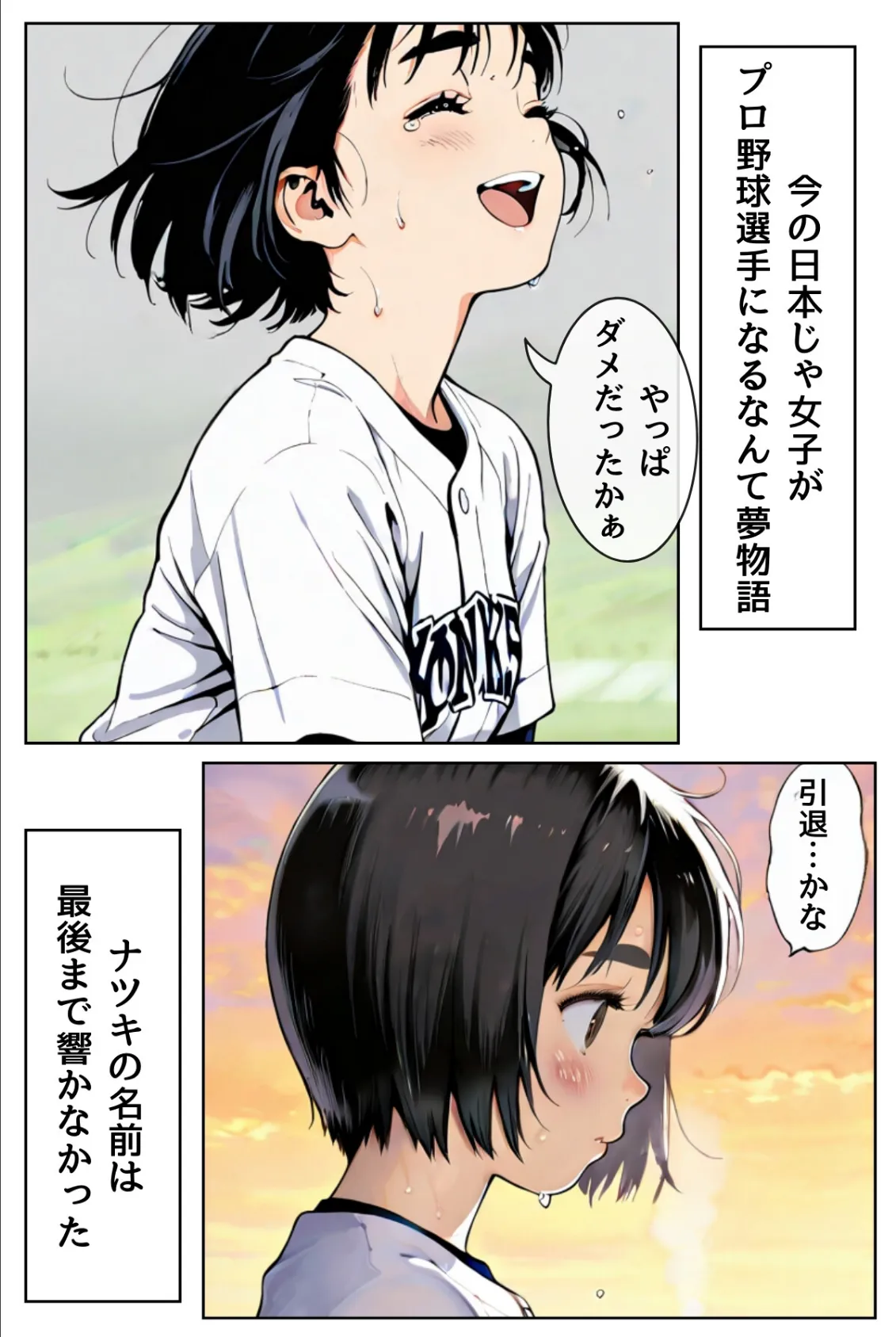 ユニフォームを脱いだ彼女は淫らに笑う（フルカラー） 8ページ