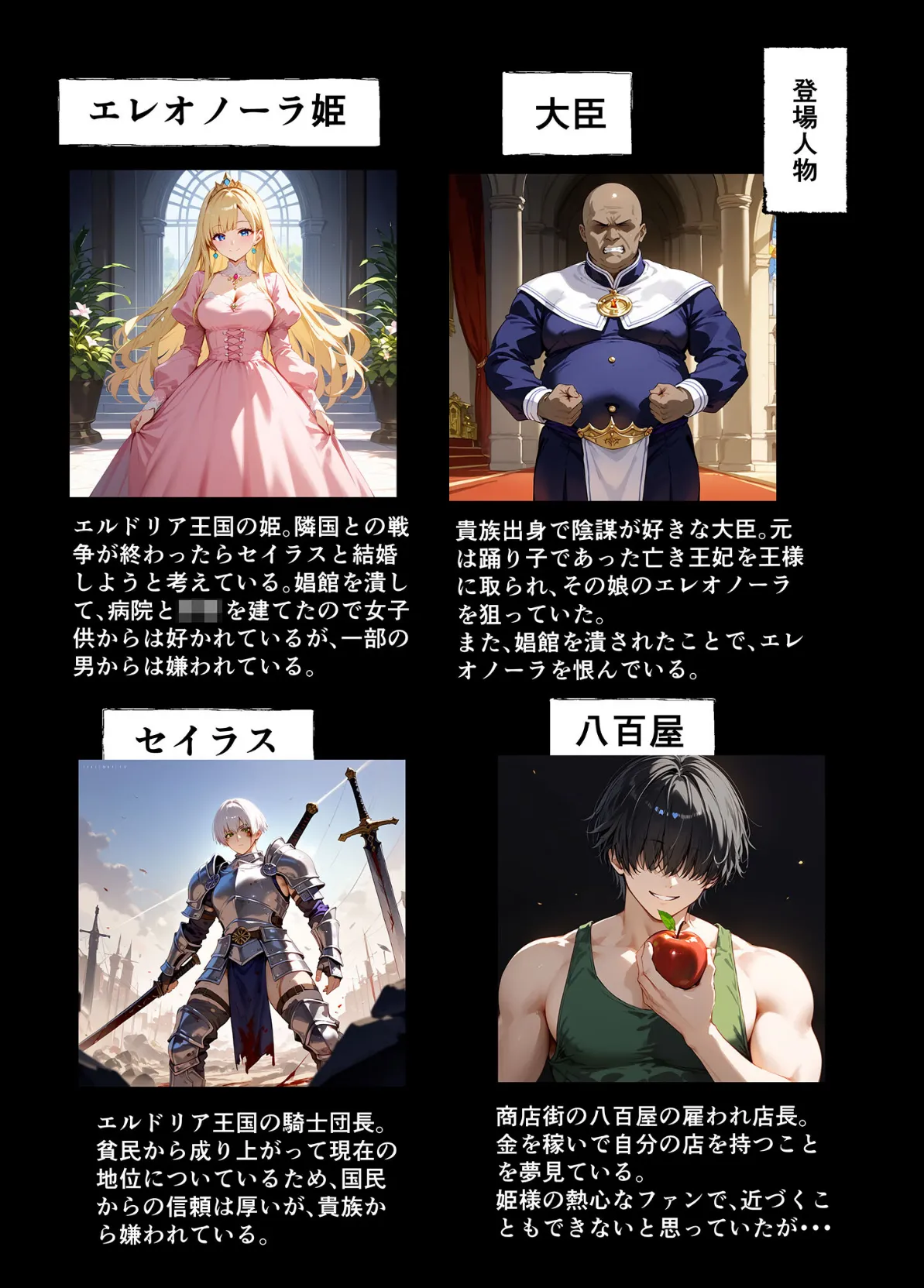 みんなの憧れの姫様がロイヤル肉●●になる話 モザイク版 4ページ