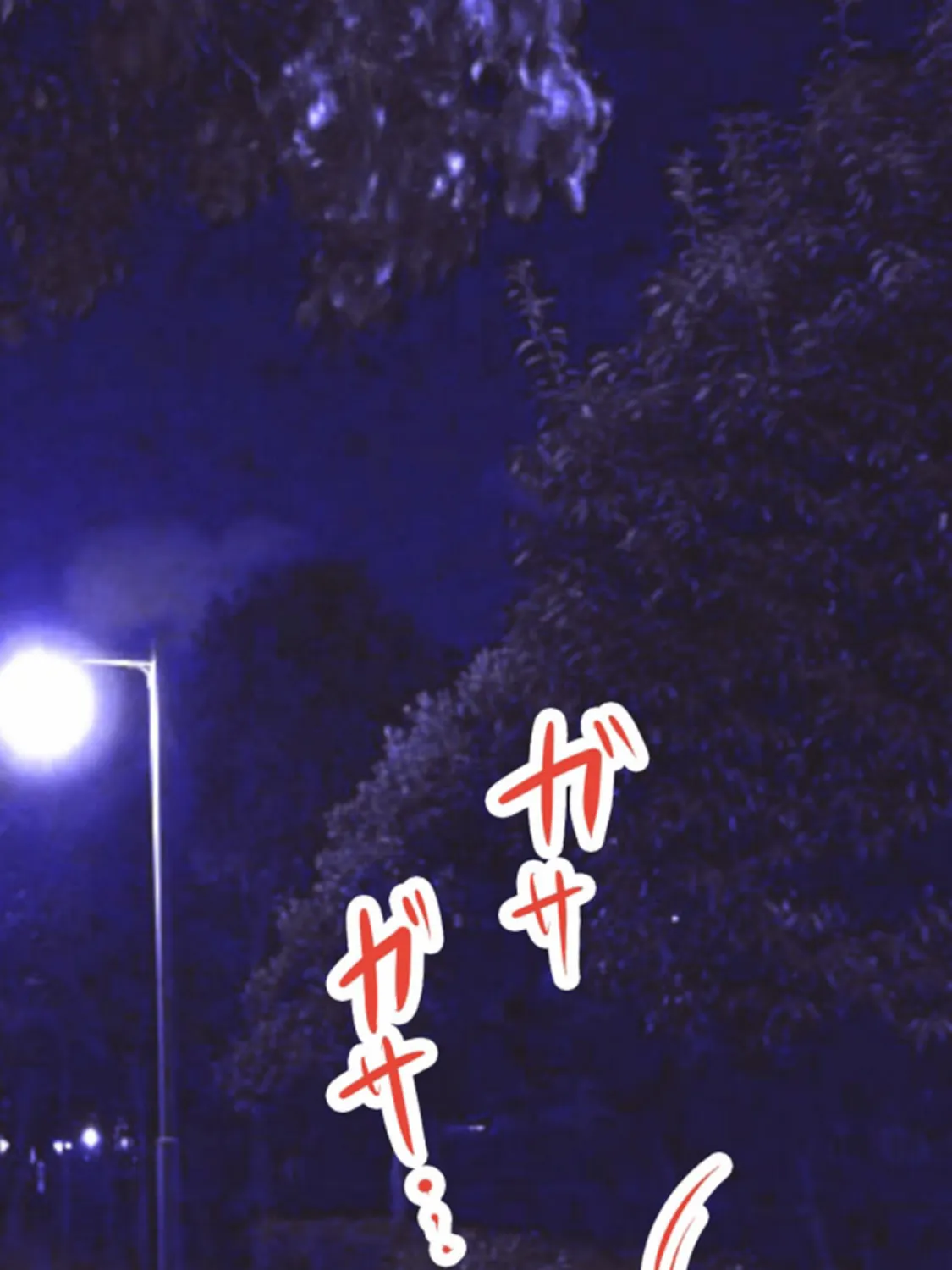 全裸●●と夜の公園で!! モザイク版 4ページ