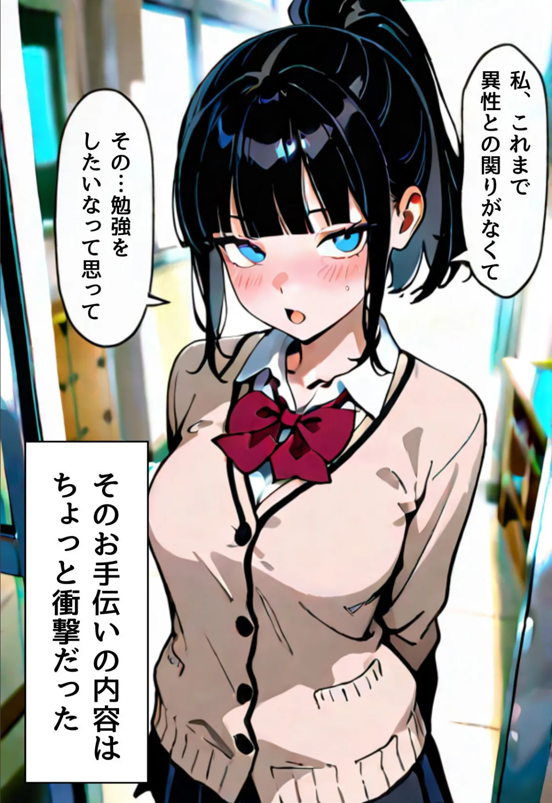 委員長瑛子、セックス勉強中（フルカラー） 10ページ