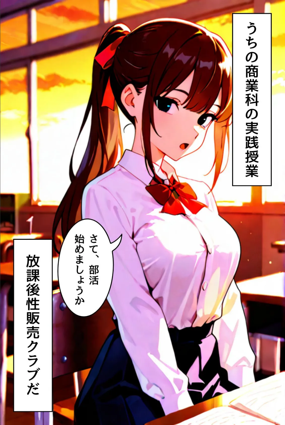 放課後性販売クラブ 商業科の実践授業(フルカラー) 7ページ