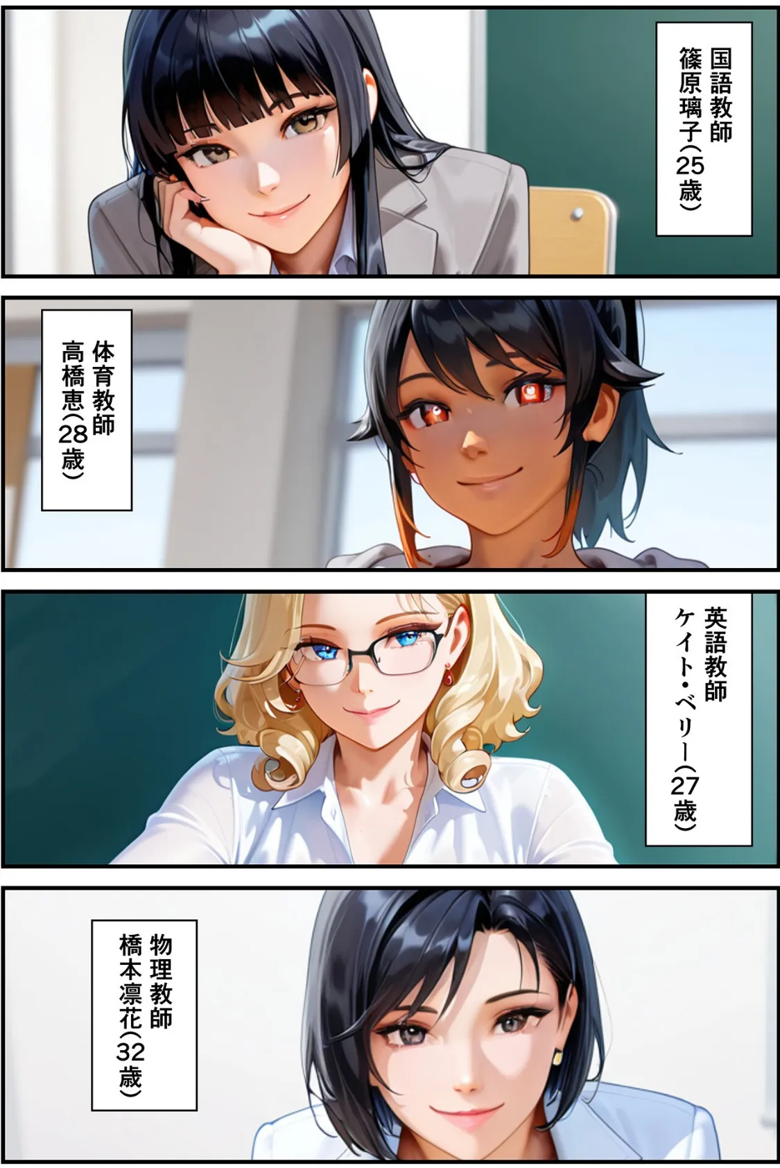 快楽学園 どすけべ先生とハメ放題！1 〜物理教師 秋吉紗季〜 8ページ