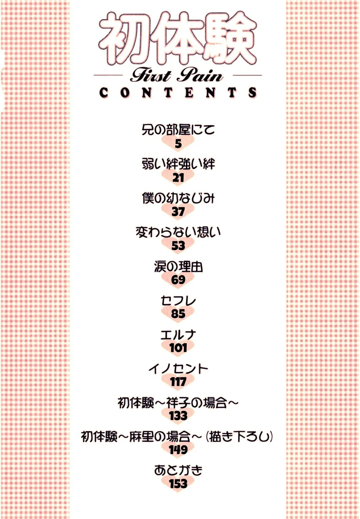 初体験 First Pain 4ページ