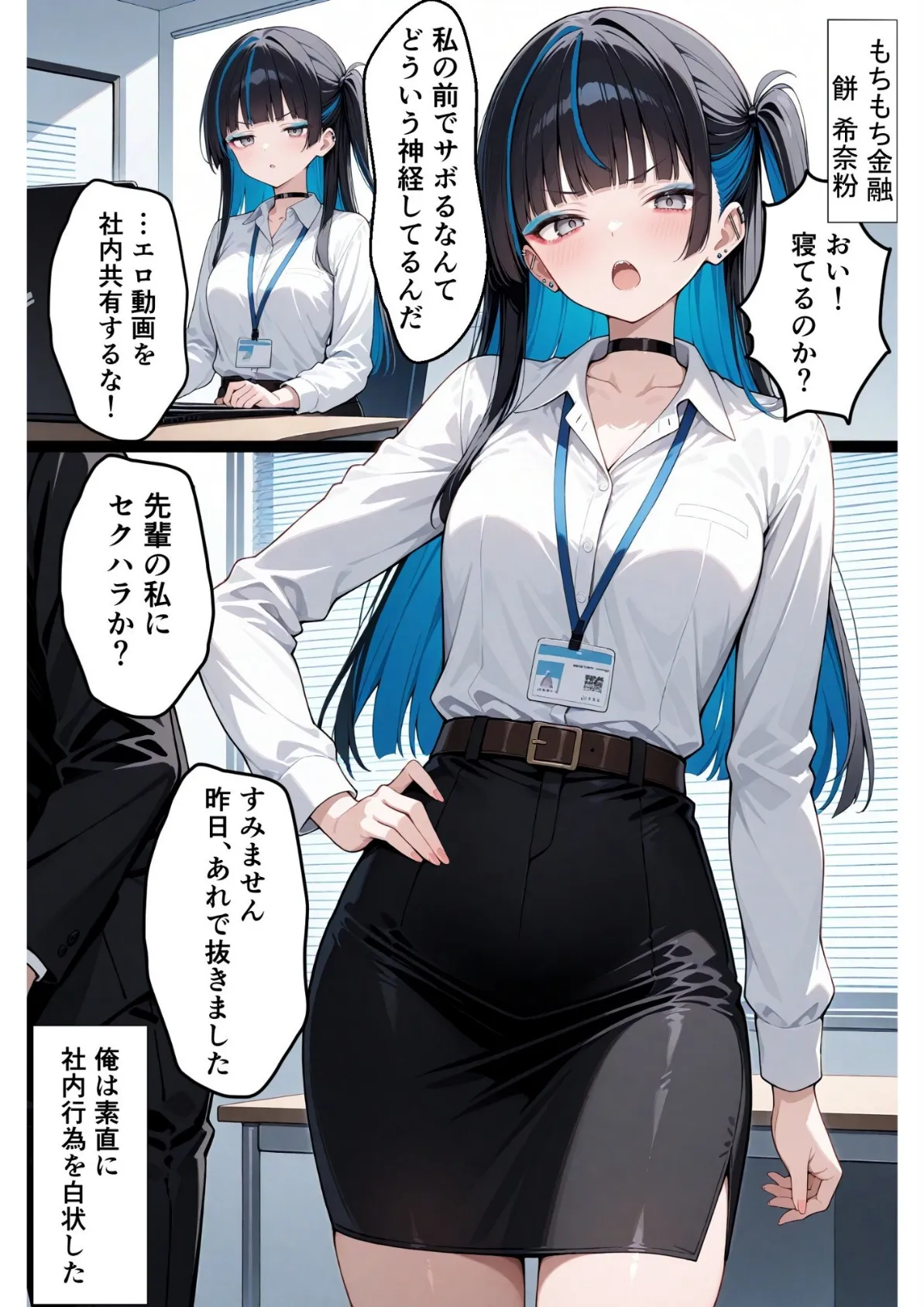 上司が強気美少女なのでメス堕ちさせたい 4ページ