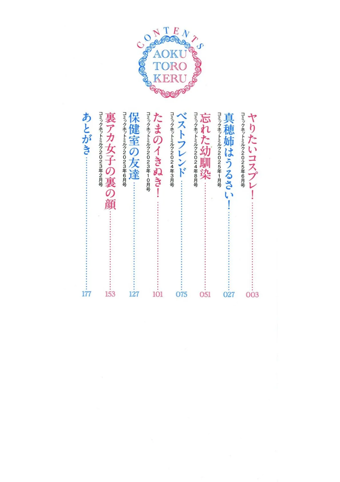 青くとろける 2ページ