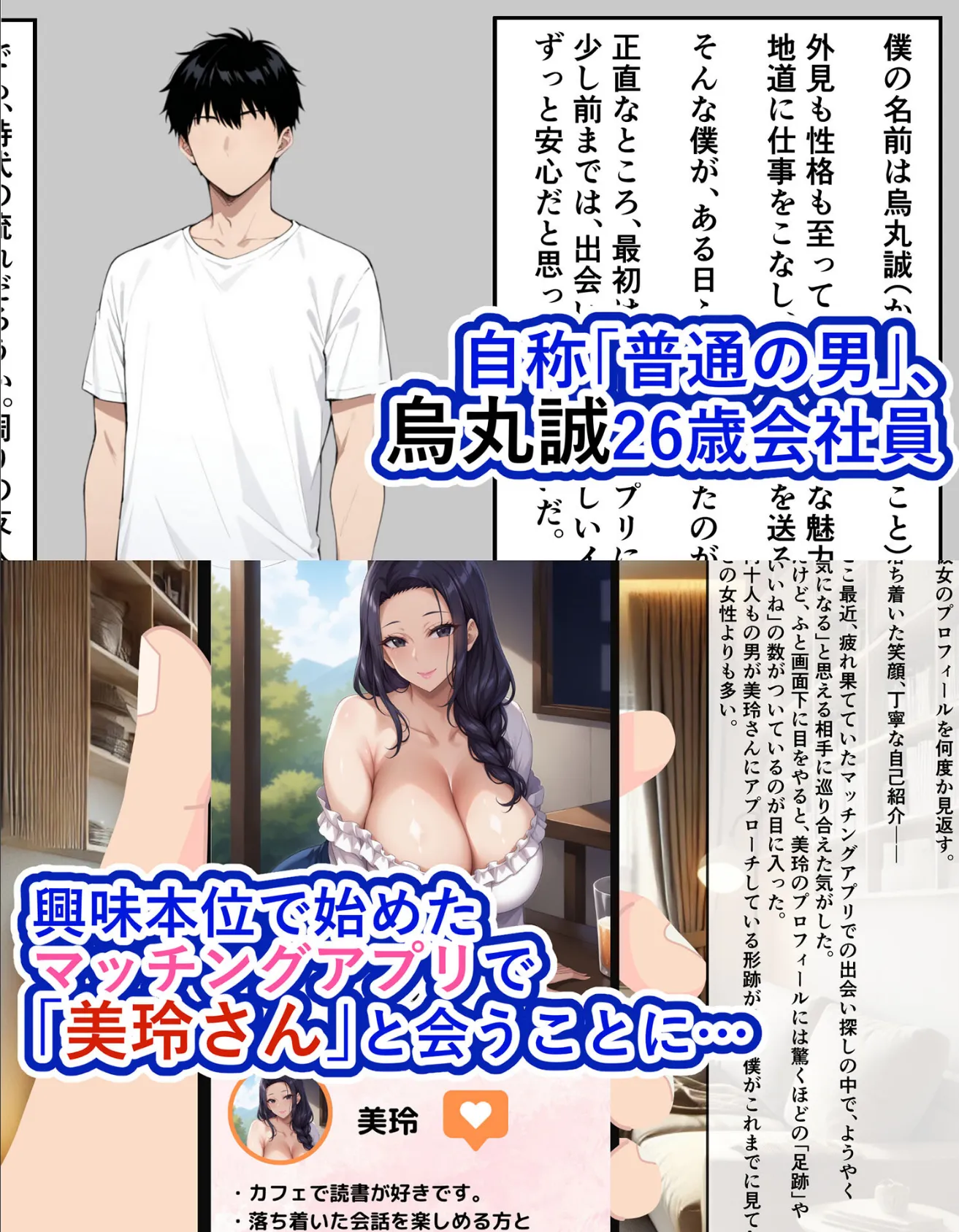 マッチングアプリで出会った人妻たちをクズ夫から奪い幸せにするお話1 モザイク版 3ページ