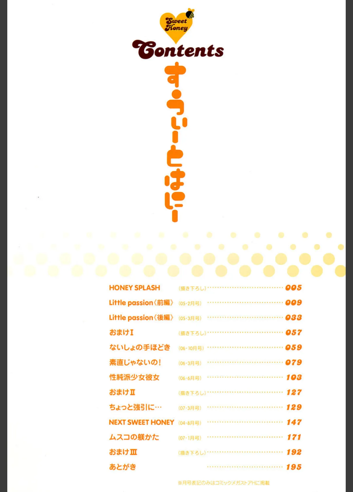 すうぃーとはにー 3ページ