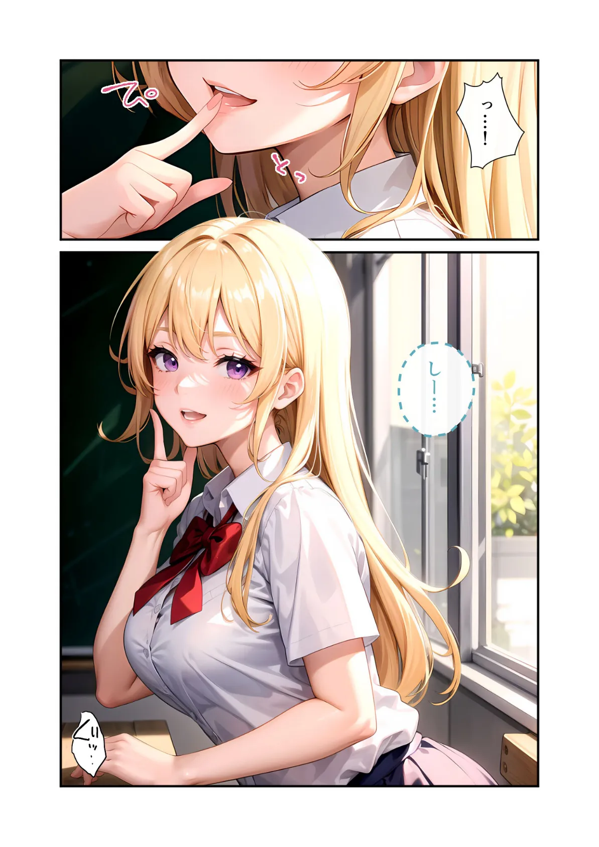 陰キャの僕、透視の力を手に入れる。第七話 〜ふわエロ転入生の不埒な誘惑〜 モザイク版 12ページ