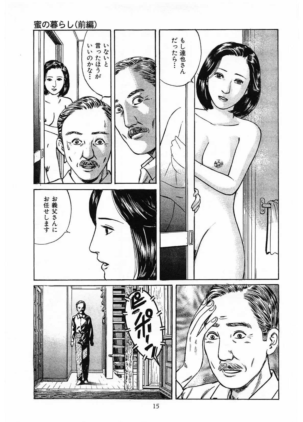 家族の肖像3＜描き下ろし原画入り特別版＞・鶴永いくお官能コレクション6 15ページ