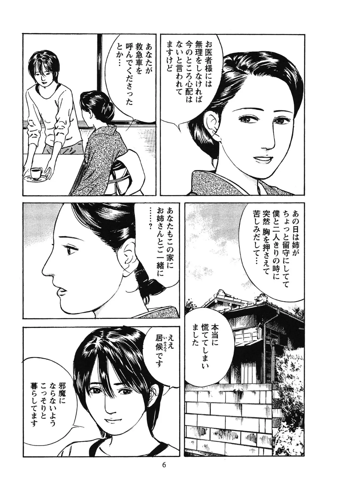 桃艶花景色 赤いハイヒール＜描き下ろし原画入り特別版＞・鶴永いくお官能コレクション10 6ページ