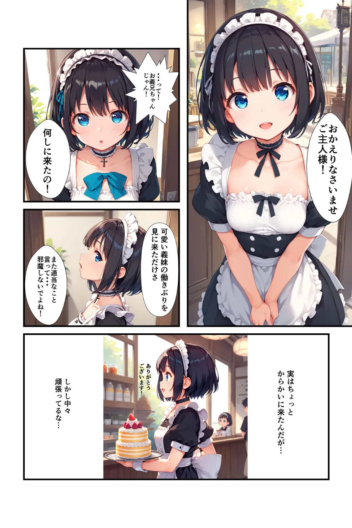 義妹は言いなり発情メイド  モザイク版 3ページ