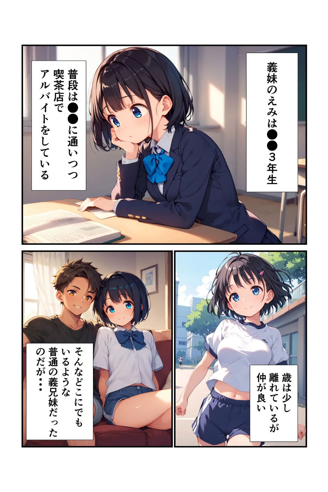 義妹は言いなり発情メイド  モザイク版 4ページ