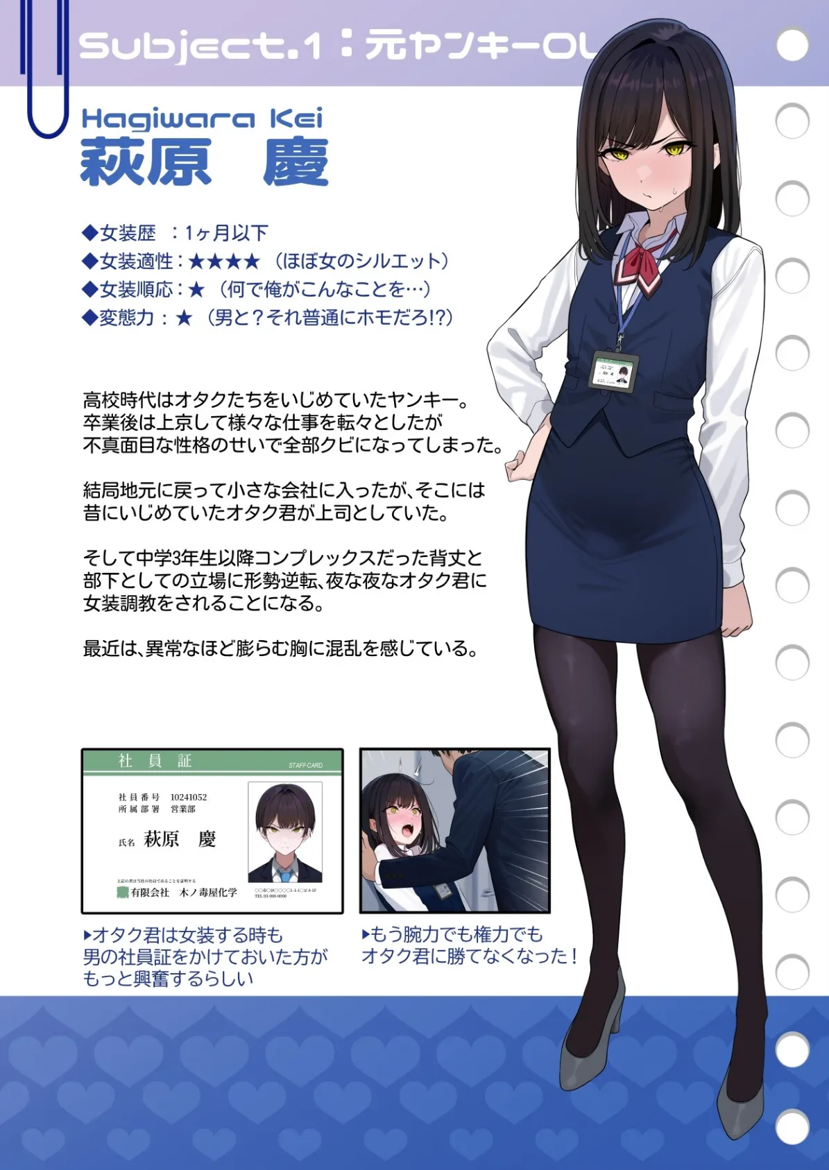 ついてるメス〜男の娘レポート〜 3ページ