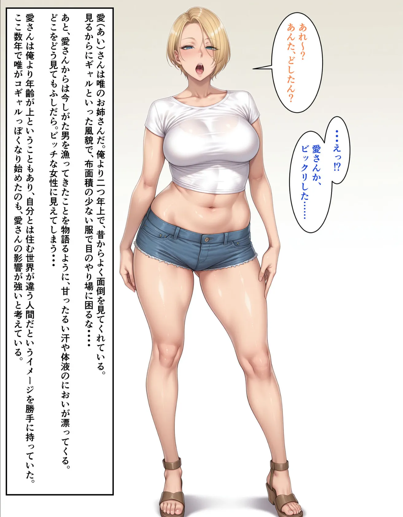ビンビン勃起乳首の年上ビッチギャルに俺が逆寝取りされるまで1 モザイク版 4ページ