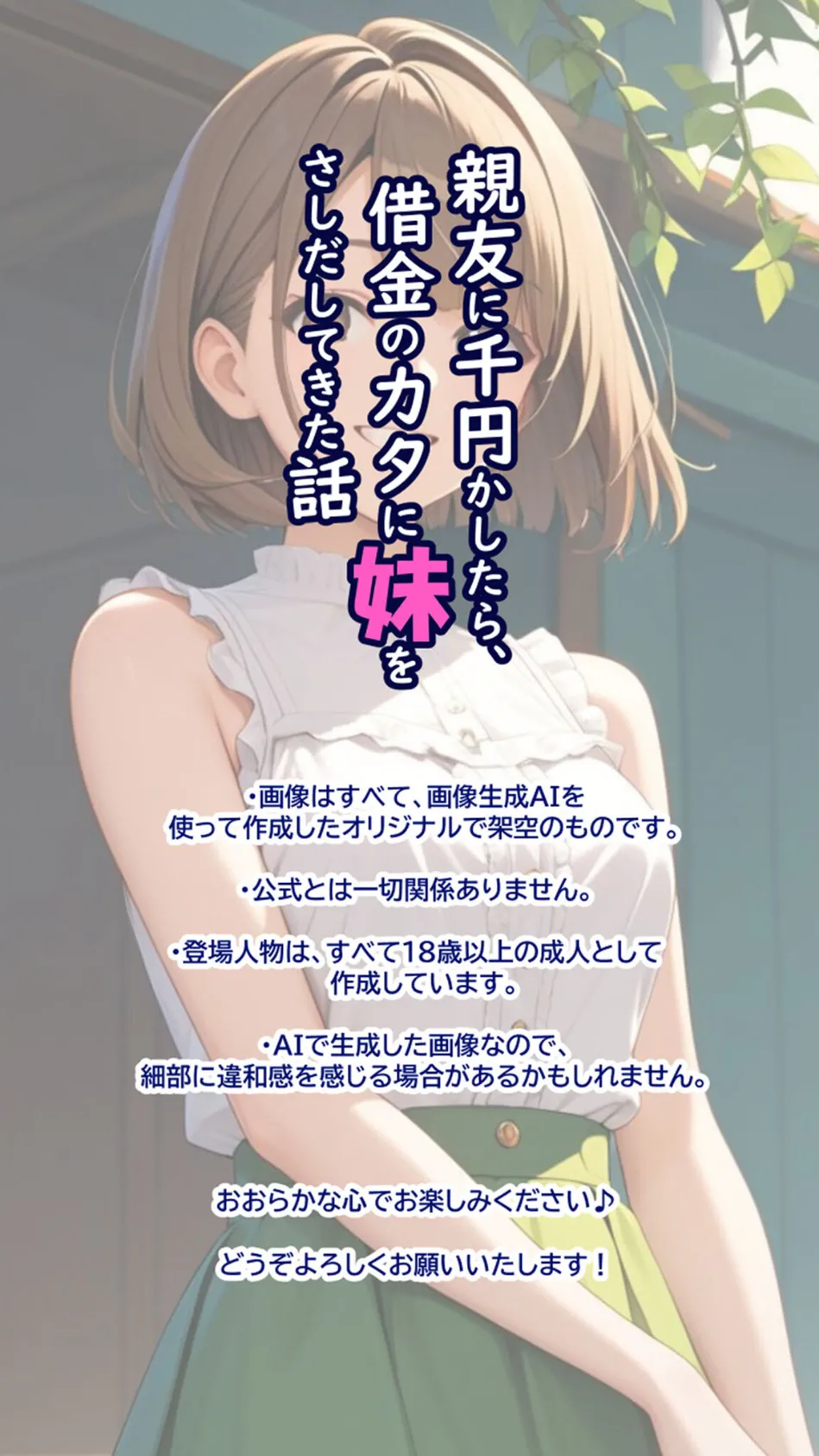 親友に千円かしたら、借金のカタに妹をさしだしてきた話【単話】前編 モザイク版 4ページ