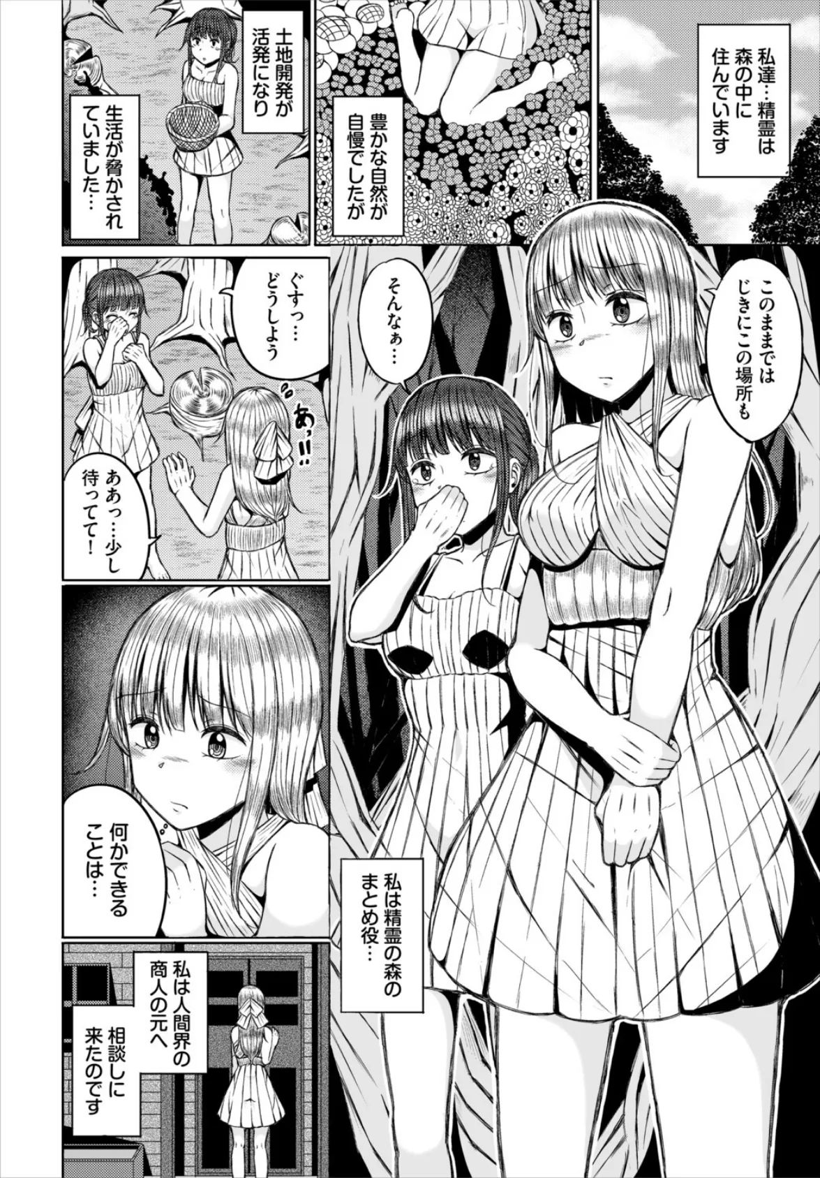 精霊娘の危ない撮影会 2ページ