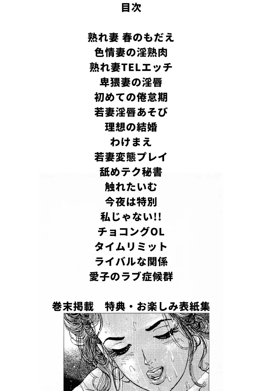 人妻淫乳専科<お楽しみ表紙集入り特別版>・つつみ進官能コレクション 2ページ