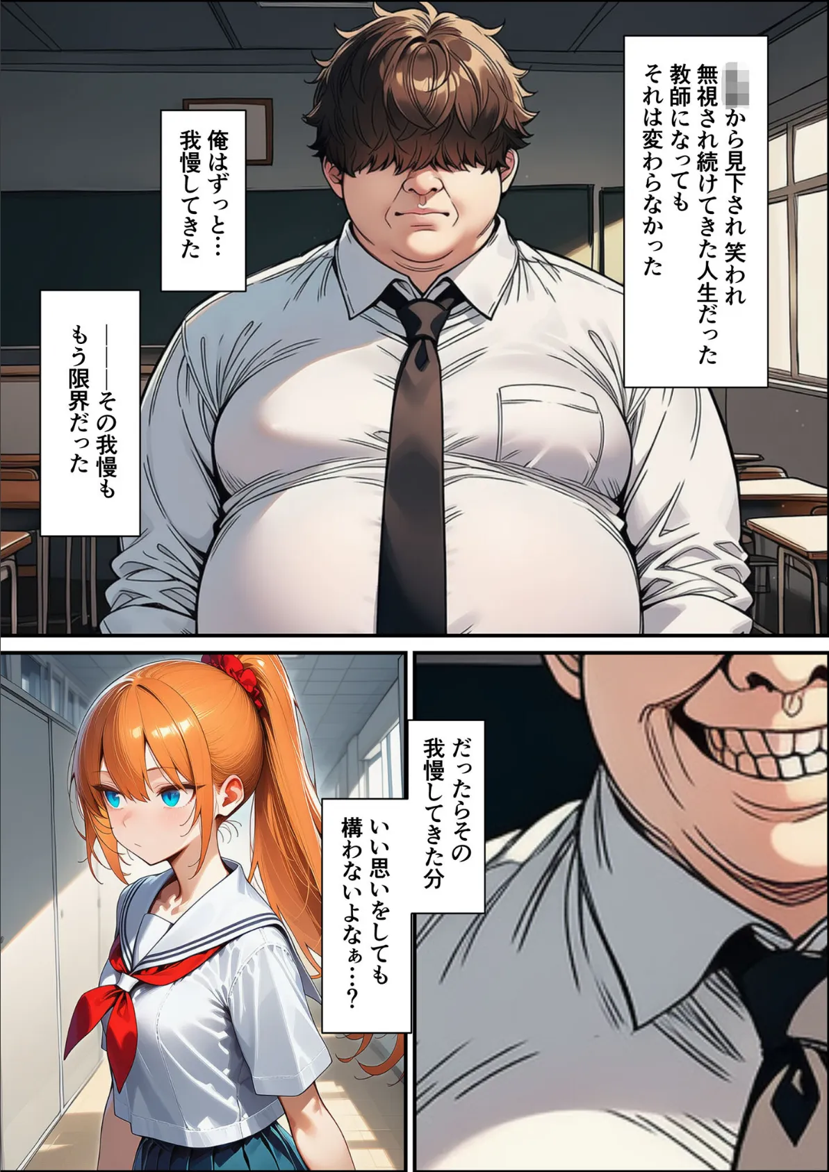 瑠璃川姉妹の羞恥被害 モザイク版 7ページ