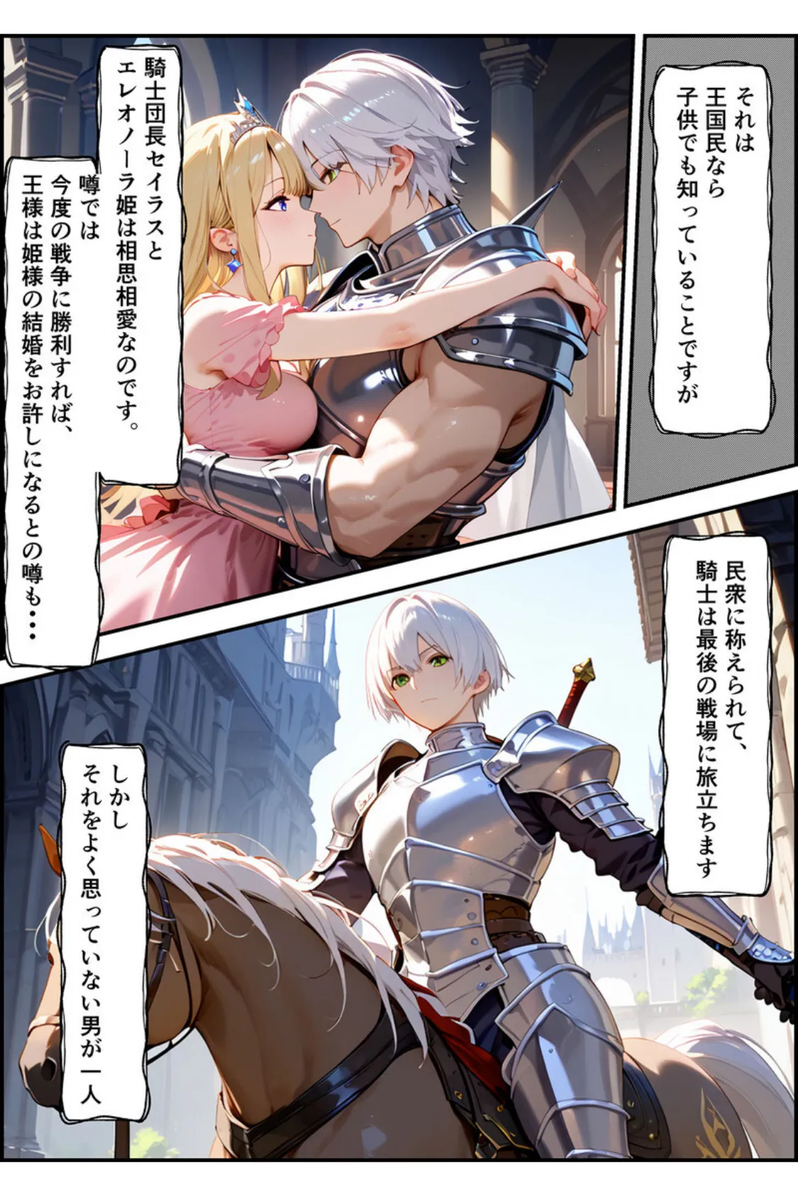 【全2作収録】エルドリア王国物語 総集編 〜お姫様と騎士団長が発情メス穴玩具に堕ちる話〜 モザイク版 11ページ