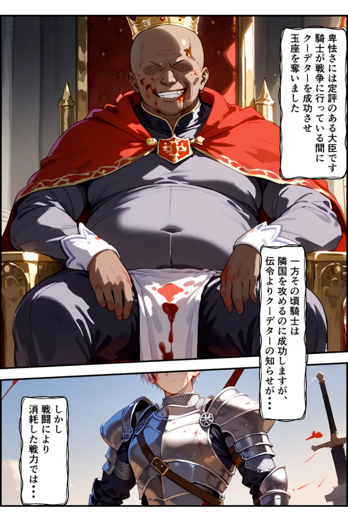 【全2作収録】エルドリア王国物語 総集編 〜お姫様と騎士団長が発情メス穴玩具に堕ちる話〜 モザイク版 13ページ