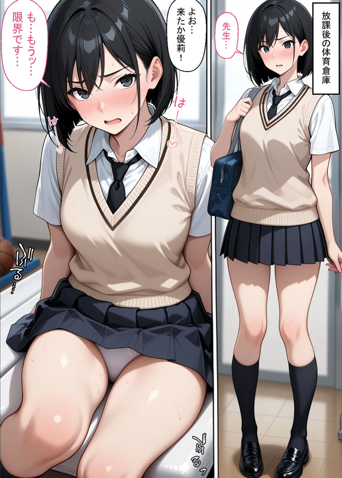 義妹が生意気だったので制服着衣でセックス漬けにしてやった 〜after days2〜 モザイク版 5ページ