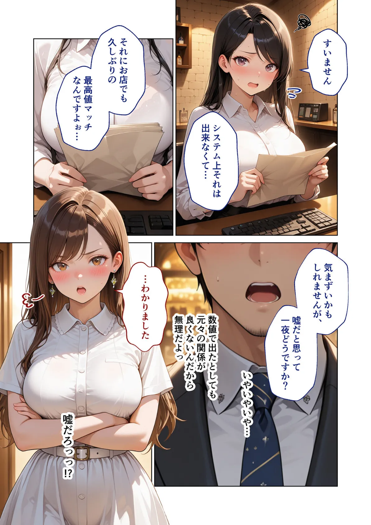 マッチング型純愛風俗店「レッドリンク」 第8話 〜元パワハラ上司でも愛してくれますか?〜 モザイク版 8ページ